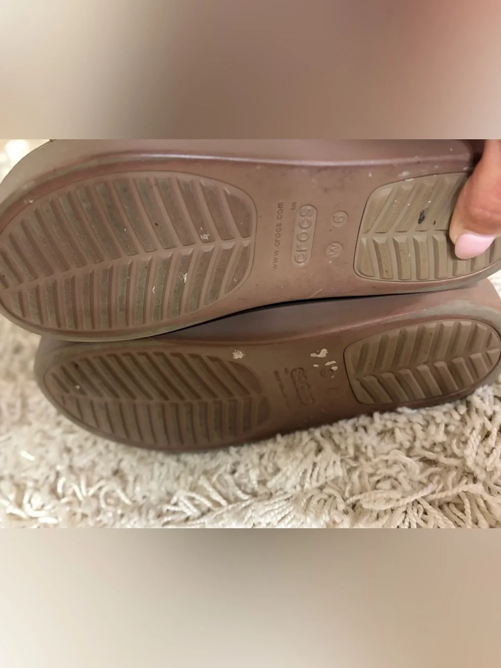 Crocs Women's Brooklyn Buckle Low Wedges - Khaki - Picture 5 of 6